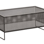 Thumbnail image #1 for Cal-Mil Camden 22907-12-115 Ice Housing with Clear Polycarbonate Pan, Black Wire Mesh, 13"W x 20-3/4"D x 9-1/2"H