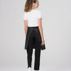 Thumbnail image #2 for Chef Works AHWXX012-BLK-0 Half Bistro Apron, Black, 19"L x 31"W, Poly/Cotton, 2 Pockets
