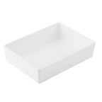 Thumbnail image #1 for TableCraft Products Simple Solutions™ 12097 Half-Size Straight-Sided Melamine Bowl, 5.25 qt, White Case of 4