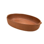 Thumbnail image #1 for Cardinal Terra Sienna by Maria Portugal Terracota FP413 Oval Ceramic Baker, 40 oz, 11.63 x 6.63 in
