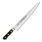 Thumbnail image #1 for Korin Inc HMI-SCSU-300 Sujihiki Slicer Knife, 11-4/5" Blade, Right-Handed 70/30 Bevel, Forged Swedish Carbon Steel