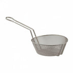 Thumbnail image #1 for Libertyware CWB8F Culinary Fryer Basket, 8" Diameter x 3-1/4"H Basket, 5" Overall Height, Fine Mesh, Nickel-Plated Steel Case of 36