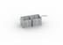 Thumbnail image #2 for RATIONAL Portion Basket Kit with Two 1/6 GN Perforated Baskets for Size 2-XS and 2-S