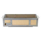 Thumbnail image #1 for JB Prince Gastronomy Plus Ltd G104 Long Kasai Konro Grill, Brushed Stainless Steel, 27.6"W x 10.2"D x 8.3"H