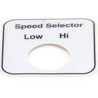 Thumbnail image #1 for Alfa International Hobart H-296 Low/High Speed Selector for Hobart 2000 Series Slicers