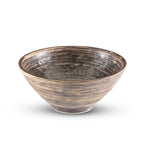 Thumbnail image #1 for Korin Inc Uzumaki BWL-383 Round Spiral Design Bowl, 33 oz, Dark Brown, 7-1/2 in Diameter
