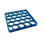 Thumbnail image #1 for Kadra Kitchenware Castro CR-20-EH Glass Rack Extender, 19.5"W x 2"H, 20 Compartments, Honeycomb, Blue Case of 6