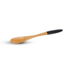 Thumbnail image #1 for Korin Inc SPN-160 Bamboo Spoon, 5"L x 3/4"W, Natural with Black Tip