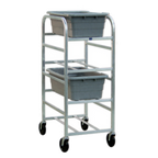 Thumbnail image #1 for New Age Universal 1277 Full-Height Aluminum Lug Dolly, 4-Lug Capacity, Open-Side End-Loading, 18-1/2"W x 47"H x 26"D