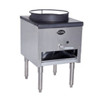 Thumbnail image #1 for Royal Range of California Royal Series RMJ-15 Gas Wok Range, 15-Inch Ring, Single 18-Tip Burner, Manual Controls, Stainless Steel