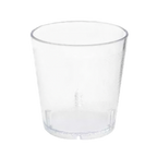 Thumbnail image #1 for G.E.T. 6609-1-CL 9 oz Clear Textured SAN Plastic Tumbler Case of 6 Dozen