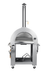 Thumbnail image #7 for KoolMore 32-Inch Outdoor Dual Fuel Gas and Wood Fired Pizza Oven with Built-In Chimney, Stainless Steel