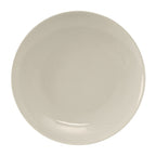 Thumbnail image #1 for Tuxton China Venice VEA-095 Round Ceramic Coupe Rim Plate, 9-5/8", American White/Eggshell Case of 2 Dozen