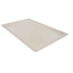 Thumbnail image #1 for Thunder Group PLFBC1826PP Food Storage Box Lid, White Polypropylene, Fits 18 x 26 in Containers Case of 12