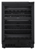 Thumbnail image #7 for KoolMore 2-Section Dual Zone Reach-In Wine Cooler with Glass Doors and Wooden Shelves