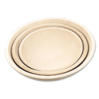 Thumbnail image #1 for Alegacy Foodservice Products 22121 Hardwood Salad and Chopping Bowl, 9-3/4" Case of 12