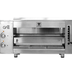 Thumbnail image #1 for AMPTO WeGrill HEREFORD-E Electric Infrared Overfire Broiler, Single-Deck Countertop, Adjustable Cooking Grid, Stainless Steel