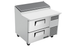 Thumbnail image #7 for True 44 5/8-Inch Stainless Steel Refrigerated Pizza Prep Table with 2 Drawers and Alternate Top