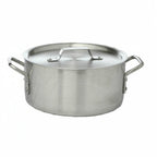Thumbnail image #1 for Libertyware BZR07H 7 Qt Aluminum Brazier, 11" Diameter, 5-1/2"H, with Cover