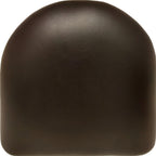 Thumbnail image #1 for Oak Street SLSEAT-XL-ESP Replacement XL Vinyl Bar Stool Seat, Espresso, 17.375" D x 19.25" W x 2.5" Thick