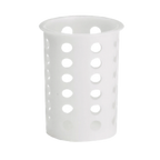 Thumbnail image #1 for TableCraft Products PP33 Plastic Flatware Cylinder, 4-1/4" Diameter x 5-1/2" High, Dishwasher Safe Case of 12