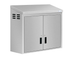 Thumbnail image #4 for KoolMore 36-Inch Stainless Steel Wall Cabinet with Hinged Locking Doors and 2 Shelves