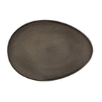 Thumbnail image #2 for 1880 Hospitality Rustic by Oneida® L6753059385 14" Oval Porcelain Plate, Two-Tone Chestnut Glaze 1 Dozen