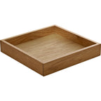 Thumbnail image #1 for Libbey Playground - Ananti 741890091000000 Square Oak Buffet Stand, 7-1/8"W x 7-1/8"D
