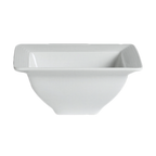Thumbnail image #2 for Steelite International Rene Ozorio, Aura 6300P088 Square Porcelain Fruit Bowl, 9 oz, 5" Case of 2 Dozen