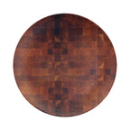 Thumbnail image #1 for G.E.T. Checkered - EGS ECO1111R-CK 11 in Round Melamine Plate, Checkered Wood Pattern, Natural Case of 6