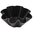 Thumbnail image #1 for JB Prince Matfer M148 A Petit Four Brioche Mold, 1-3/4" Diameter x 3/5"H, Nonstick Coated Tinned Steel