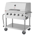 Thumbnail image #8 for KoolMore 36-Inch 5-Burner Mobile Outdoor Propane Gas Grill with Roll Dome Cover