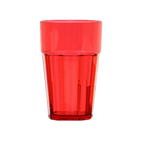 Thumbnail image #1 for Thunder Group Diamond PLPCTB116RD Red Polycarbonate Tumbler, 16 oz, Starburst Pattern Case of 4 Dozen