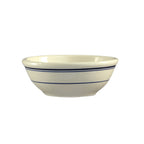 Thumbnail image #1 for CAC China Blue Line BLU-15 Round Ceramic Nappy Bowl, 12-1/2 oz, 5-5/8" Diameter Case of 3 Dozen