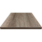 Thumbnail image #1 for Oak Street Urban UB3030-WB Square Table Top, 30" x 30", 2" Thick, Weathered Barnwood Laminate, 2mm PVC Edge