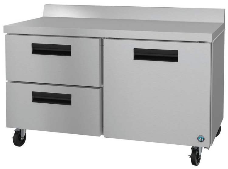 Product image #5 for Hoshizaki Steelheart 60-Inch Two-Section Worktop Refrigerator with One Door and Two Drawers
