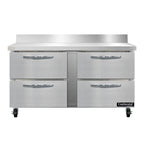 Thumbnail image #2 for Continental Refrigerator SW60NBS-D Two-Section Worktop Refrigerator, 60" Wide, 4 Drawers, Stainless Steel Top