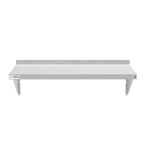Thumbnail image #2 for Koolmore WMSH-1236 Wall-Mounted Stainless Steel Shelf, 36"W x 12"D, 18 Gauge, 1-1/2" Backsplash