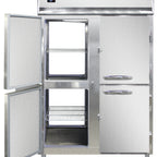 Thumbnail image #2 for Continental Refrigerator Designer Line D2RNPTHD Pass-Thru Reach-In Refrigerator, 2-Section, Half-Height Solid Doors, Self-Contained