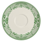 Thumbnail image #1 for Steelite International HL Ivory HL99663925 China Saucer, 6.5", Round, Willow Rim Green Case of 3 Dozen