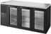 Thumbnail image #5 for True Premier Bar 72-Inch Three-Section Refrigerated Back Bar Cooler with Glass Doors and Stainless Top