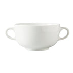 Thumbnail image #1 for Tableware Solutions USA Plain White by Continental 55CCPWD244 White China Double-Handle Soup Cup Case of 24