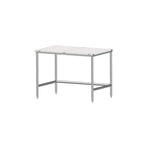 Thumbnail image #1 for SPG International Universal Stainless 5MCT-30 Poly Top Work Table, 60"W x 30"D, 5/8" Thick, Stainless Steel Base, Side & Rear Crossrails