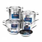 Thumbnail image #2 for Browne USA Foodservice Thermalloy® 5724034 4-1/2 Qt Stainless Steel Saucepan with Aluminum Core, Induction Ready, Without Cover