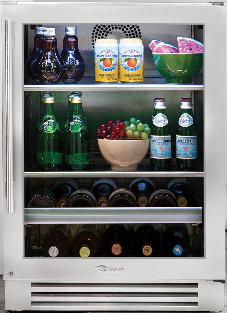 Product image #5 for True Residential 24-Inch Single-Section Undercounter Beverage Center with Glass Door