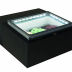 Thumbnail image #1 for GTI Designs G3 G3-ST Countertop Gelato/Ice Cream Display Case Freezer, 26-1/2"W, (3) 5-Liter Pans, Lift-Up Glass