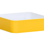Thumbnail image #1 for Cal-Mil 24130-8-42BOWL Square Melamine Bento Sushi Bowl, Yellow, 8.25"W x 8.25"D x 2"H Case of 3