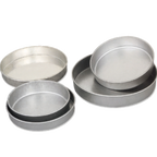 Thumbnail image #1 for Alegacy Foodservice Products P1010 Round Layer Cake Pan, 10" Diameter x 1" Deep, Aluminized Steel Case of 12