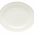 Thumbnail image #1 for Libbey Ares 109708 Fully Vitrified Porcelain Oval Platter, 13-1/8" x 11" x 1"H, White