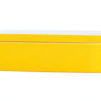 Thumbnail image #1 for Cal-Mil 24132-1410-42 Rectangular Melamine Bento Box, Yellow, Dishwasher Safe, 14"W x 10.5"D x 3"H Case of 3